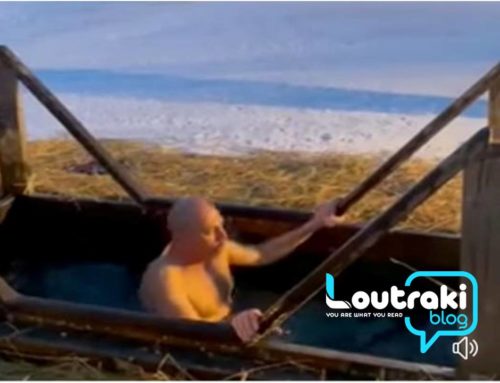 Στα παγωμένα νερά της Σιβηρίας βούτηξε ο δήμαρχος Λουτρακίου Γιώργος Γκιώνης (video)