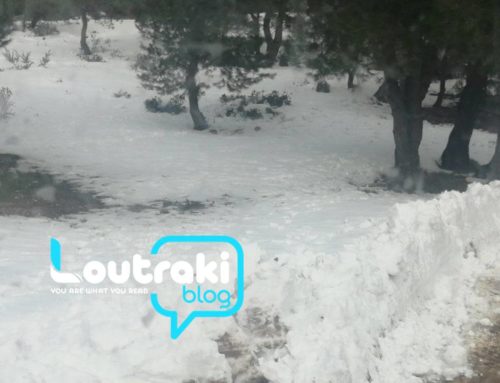 Λουτράκι: Συνεχίζονται οι καθαρισμοί. Ενα μετρο χιόνι στη Νέα Πολιτεία και το Χαρβάτι (Video-φωτο)