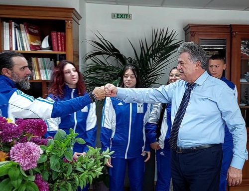 Ο Δήμαρχος Κορινθίων υποδέχθηκε τους Κορίνθιους αθλητές της Εθνικής Ελλάδος στο KUNG FU