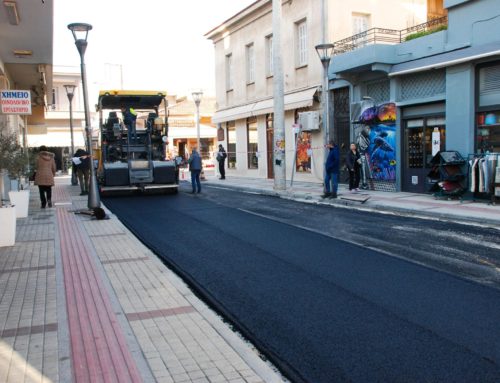 Δήμος Σικυωνίων: Ασφαλτοστρώσεις στο κέντρο της πόλης του Κιάτου