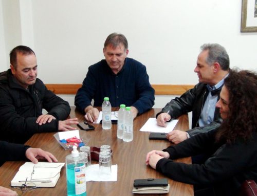 Στο Εργατοϋπαλληλικό Κέντρο Κιάτου ο υποψήφιος δήμαρχος Σικυωνίων Δημήτρης Πιστεύος