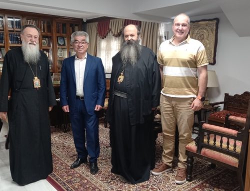Εθυμοτυπική επίσκεψη του δημάρχου Μεγαρέων στο Μητροπολίτη