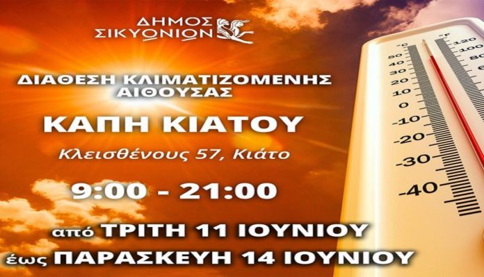 κιάτο κλιματιζόμενοι χώροι