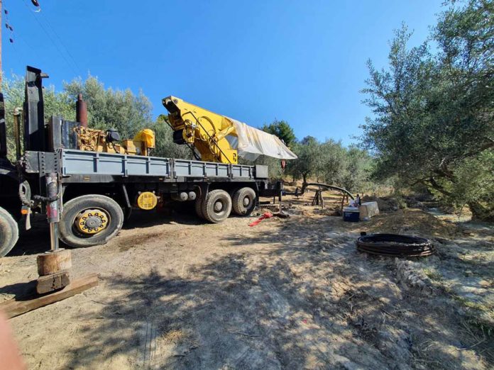 μηχανημα αρδευτικά έργα
