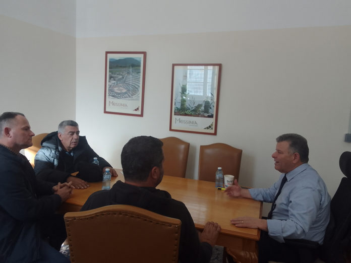 Συνάντηση του Αντιπεριφερειάρχη ΠΕ Μεσσηνίας με το σύνδεσμο ελαιοτριβέων Μεσσηνίας