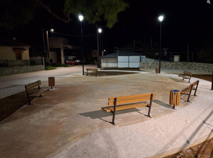 KOΡΙΝΘΟΣ: Σχεδόν έτοιμη η πλατεία της Κλένιας