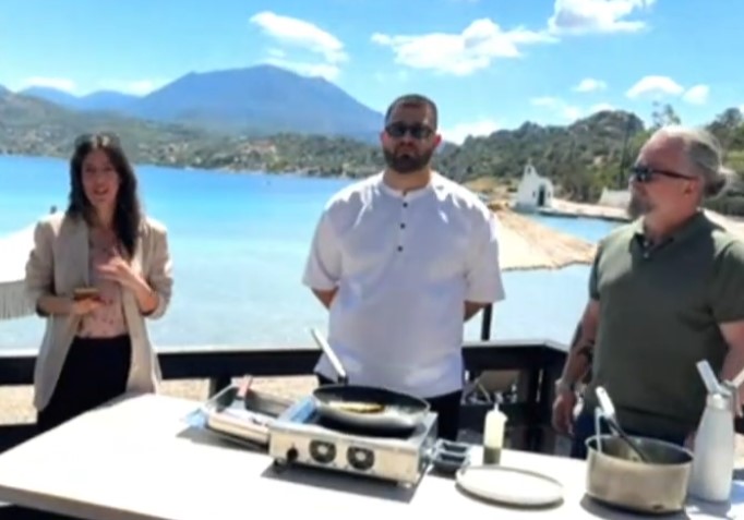 Ο Σκάι στο Υpanema για το Taste of Loutraki