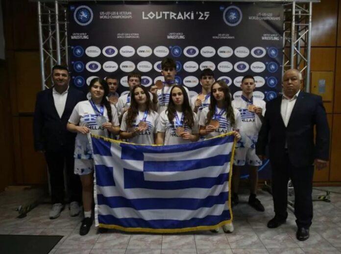 Λουτράκι 2025: Ασημένια για Βαγιώτη και Μπαλντούνα – Στα 10 τα ελληνικά μετάλλια στο Παγκόσμιο Πάλης